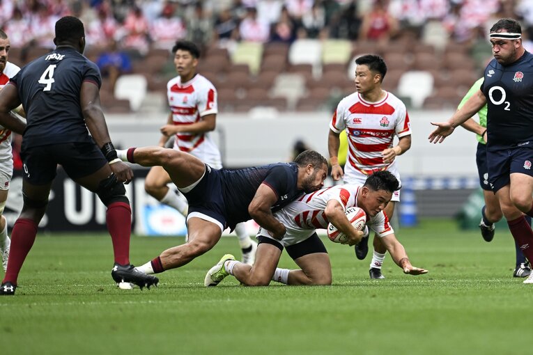 第二次エディー・ジョーンズHC体制の初陣となったイングランド戦　©Asami Enomoto