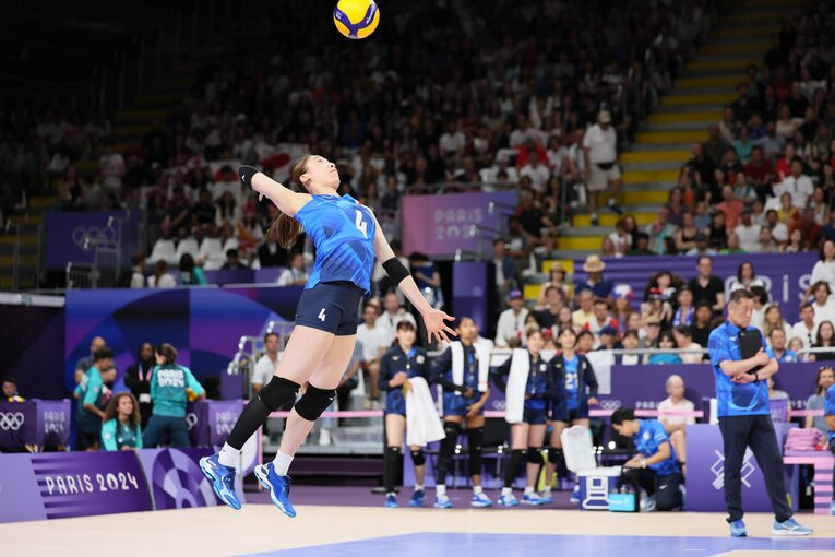 石川真佑（パリ五輪）©︎Kaoru Watanabe/JMPA