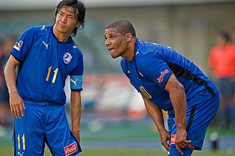 大分時代のウェズレイ　©Spots Graphic Number