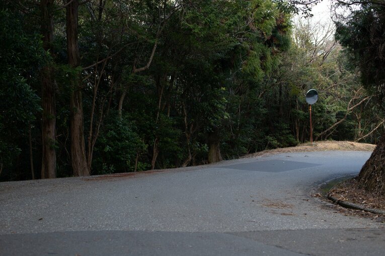 明徳義塾グラウンドまでの道　©Kota Inoue