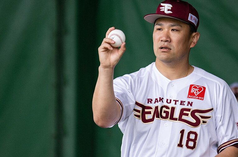 現役投手として屈指の実績を誇る楽天・田中将大。2013年シーズン、伝説の「24勝0敗」を振り返る ／ photograph by Nanae Suzuki