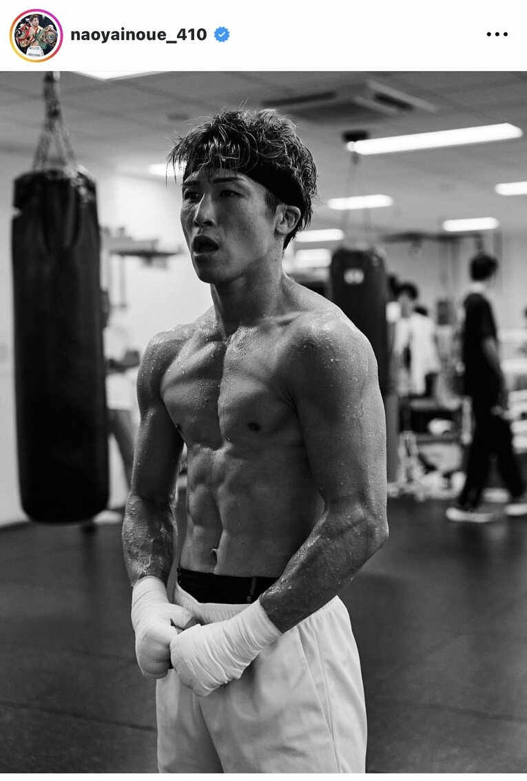 自身のInstagram（@naoyainoue_410）などに仕上がったボディを投稿した井上尚弥（全4枚/3枚目）