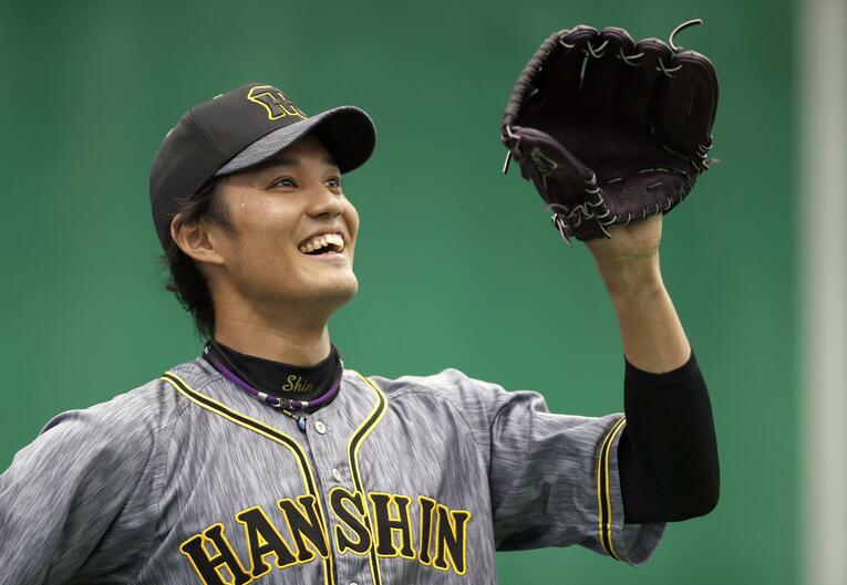 キャンプでは好調な仕上がりを見せた藤浪晋太郎　©Kyodo News