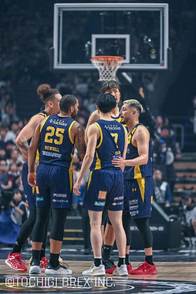 遠藤は3度目の優勝を「ブレックスらしく勝てた」と表現した　©TOCHIGI BREX INC.