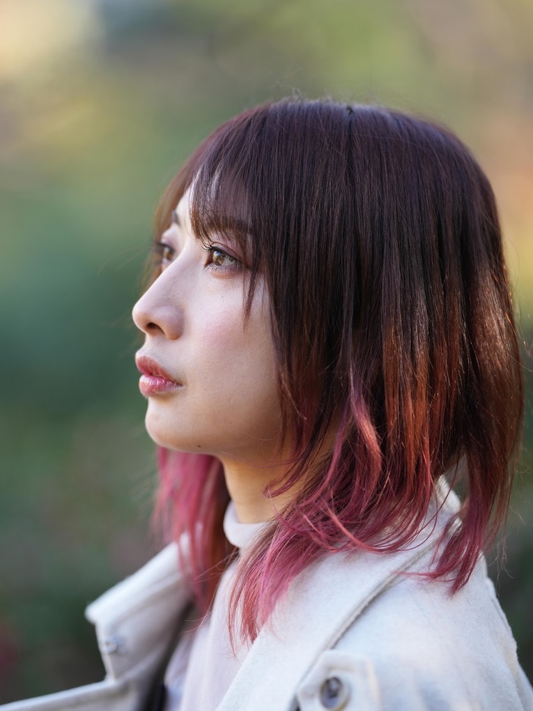 “生きている人”岩谷麻優に憧れる向後桃　©Essei Hara