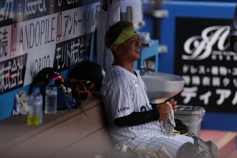 田村龍弘　©︎Chiba Lotte Marines