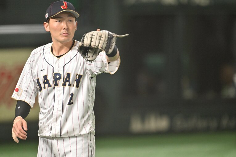 WBCでは大会中の怪我をおして世界一に貢献した源田　©︎Naoya Sanuki