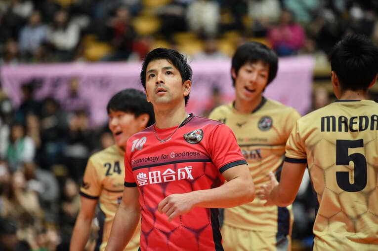 Vリーグで「ベストリベロ」を6度受賞した古賀幸一郎氏（写真は2018年）　©MATSUO.K/AFLO SPORT