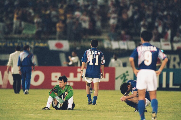 アメリカワールドカップ・アジア地区最終予選　日本対イラク（1993年）　©Koji Asakura