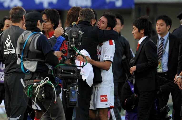 玉田圭司、ストイコビッチ（2011年）©︎Takuya Sugiyama