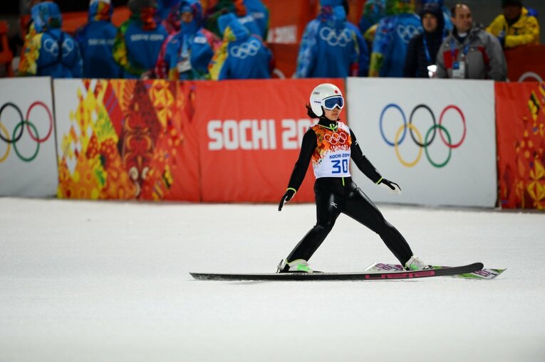 ソチ五輪時の高梨沙羅　©Asami Enomoto/JMPA