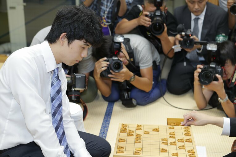 29連勝を達成した対局　©BUNGEISHUNJU