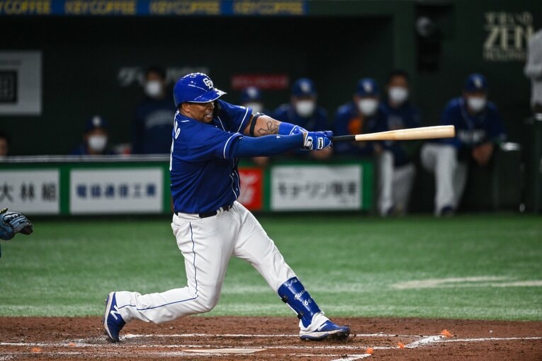 今季出場15試合のみにとどまった中日・ビシエド　©︎Nanae Suzuki