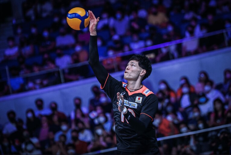 ネーションズリーグ・フランス戦　©︎FIVB