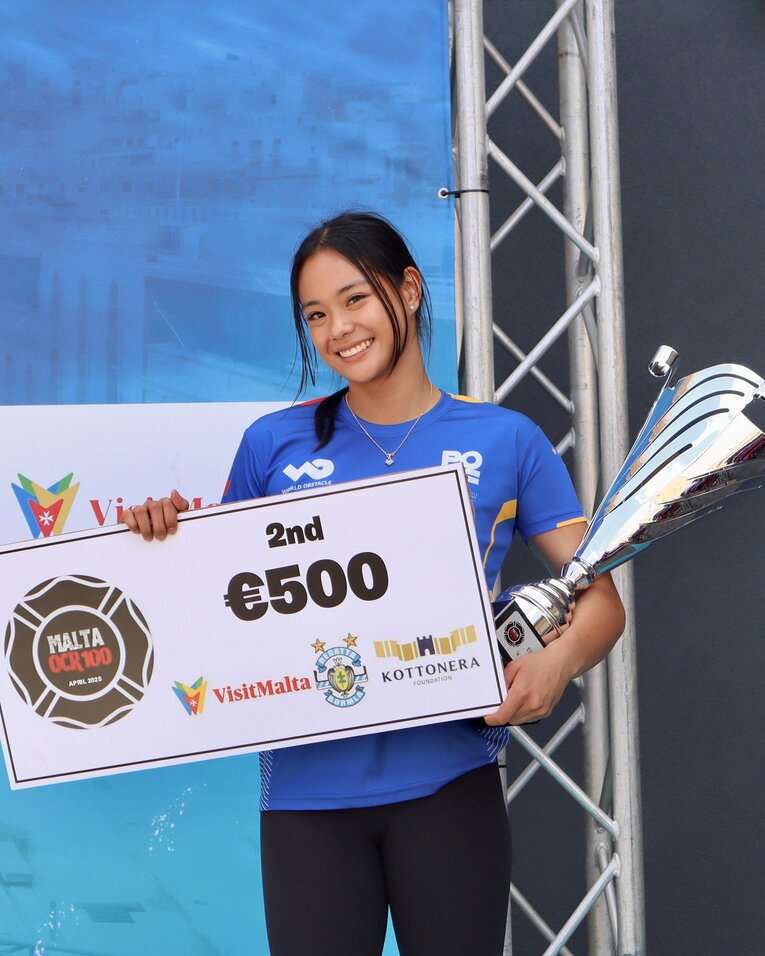 『VOGUE』誌のモデルにも起用されたフィリピンの人気オブスタクル選手であるカイゼン／カイゼン選手のFacebookより引用