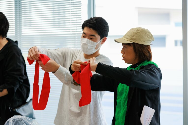 「笑福駅伝」に向けた準備