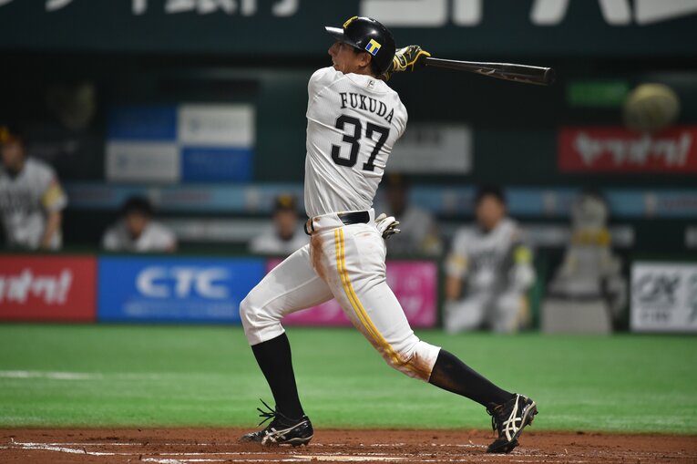 ソフトバンク時代の福田秀平（2016年）©︎Hideki Sugiyama