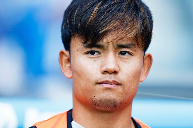 23-24シーズンに臨む久保建英。22歳となった彼の表情からは勇ましさも感じる ／ photograph by Daisuke Nakashima