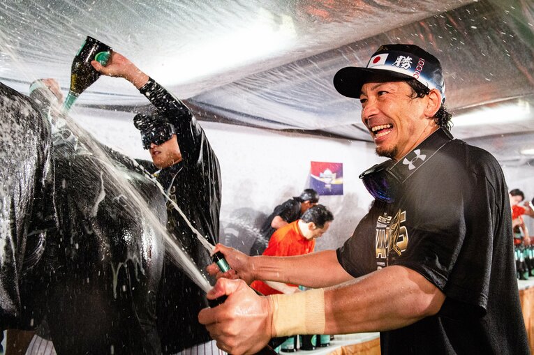 2019年、プレミア12の優勝時　©Nanae Suzuki