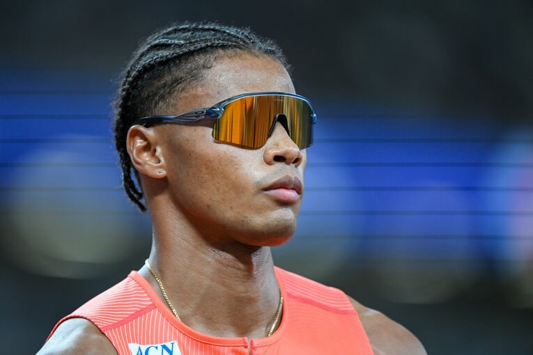 【東京世界陸上】1991年の高野進以来、34年ぶりとなる世界選手権での決勝進出を決めた中島　©Nanae Suzuki