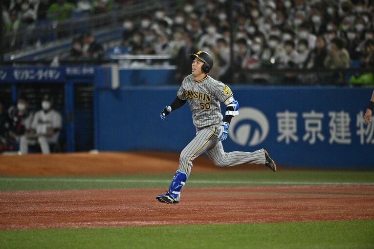 2022年CSファイナル第3戦（ヤクルト戦）の青柳　©Hideki Sugiyama