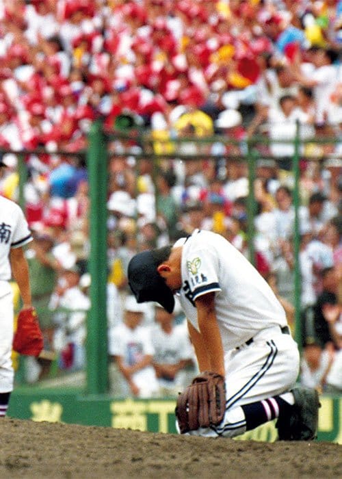 県大会6試合で6勝、甲子園でも決勝が4日間で4連投目の福岡。最後の最後に夏の決勝史上初、自身も「人生初」の満塁弾を浴びた