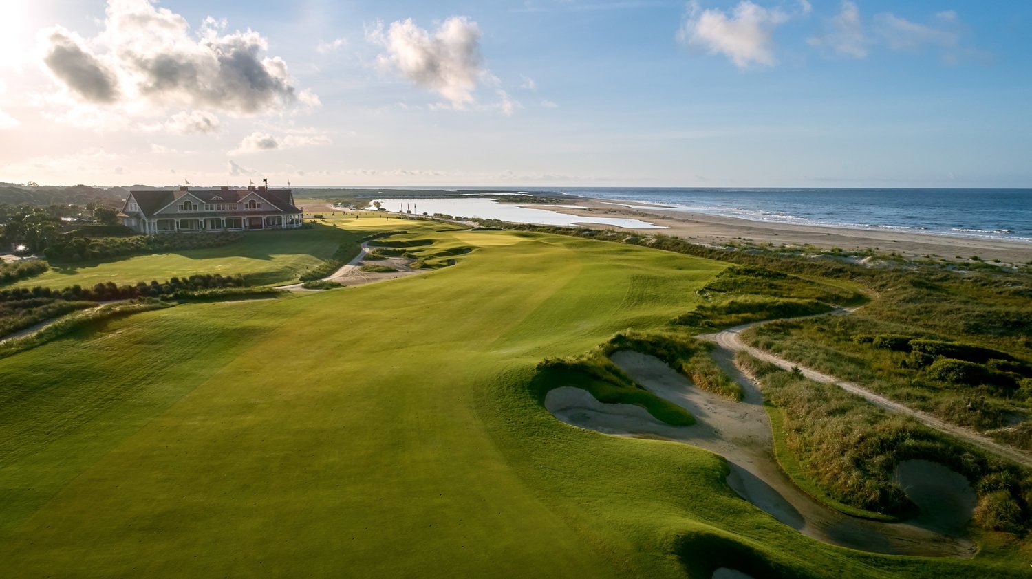 名匠ピート・ダイの最高傑作とも呼ばれるキアワ・アイランド・ゴルフリゾート(18番ホール)©︎Getty Images