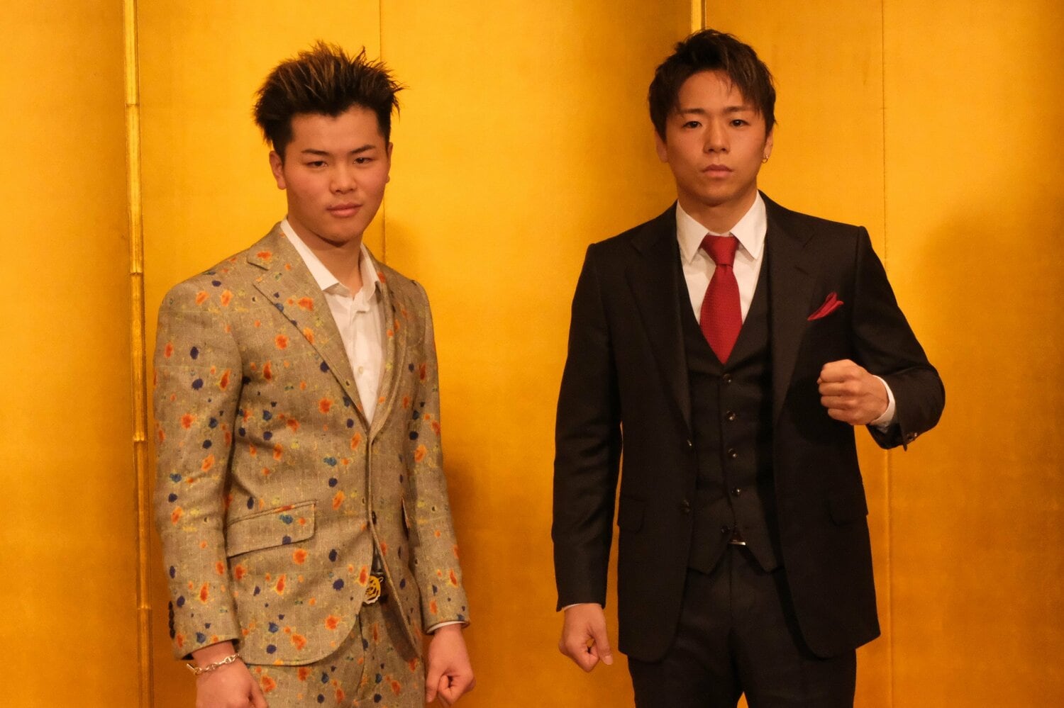 それぞれ怒涛の連勝を続けている那須川と武尊　©Norihiro Hashimoto