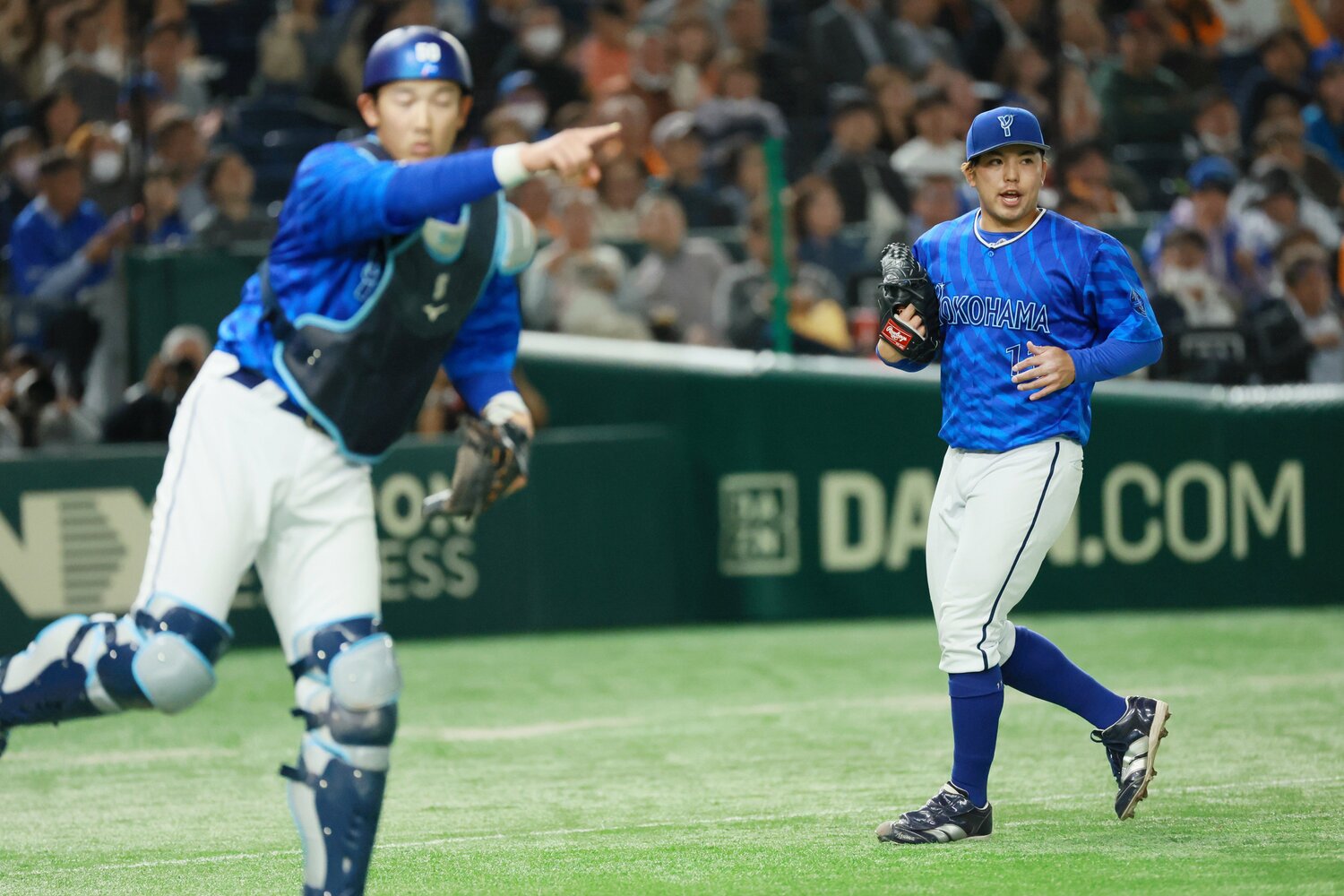 東は山本への期待を語った　©JIJI PRESS