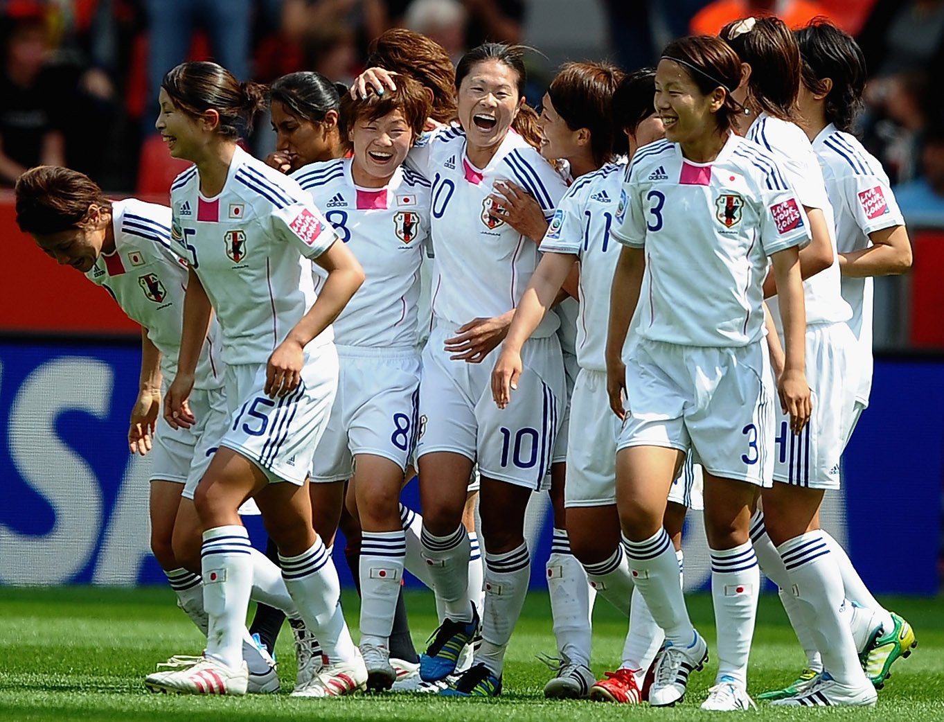 2011年のW杯では激戦を制して世界一に輝いたなでしこジャパン　©︎Getty Images