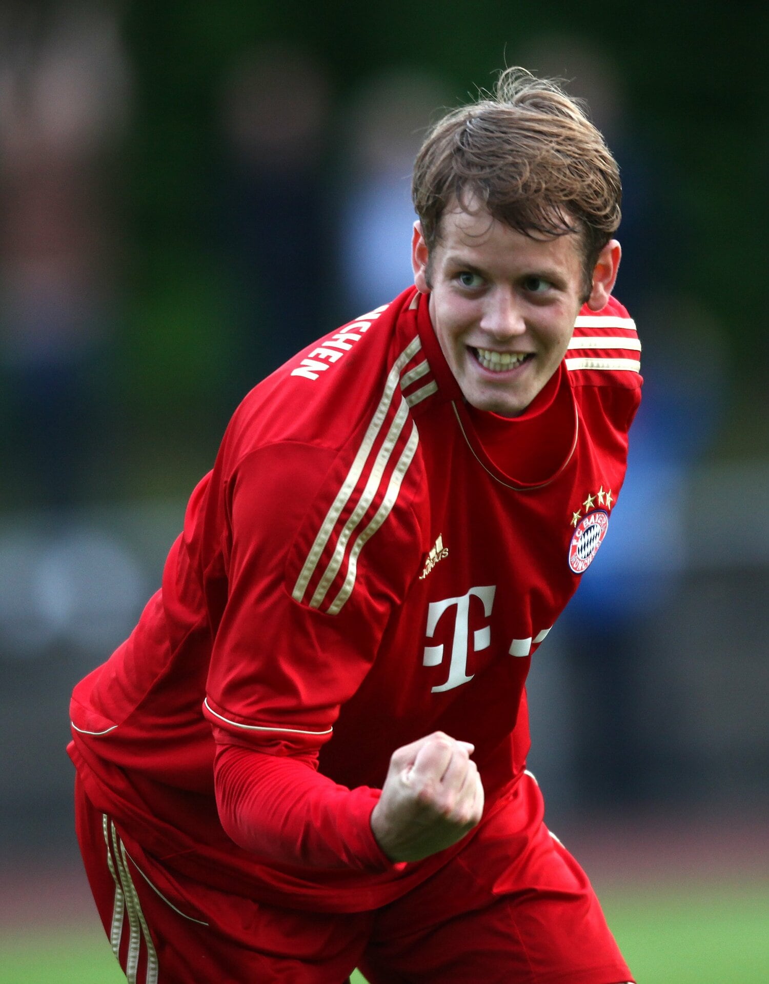 2012年6月、バイエルンのセカンドチーム時代(当時19歳)。バイエルンではトップチームに昇格できず、翌13年20歳で退団 ©Getty Images