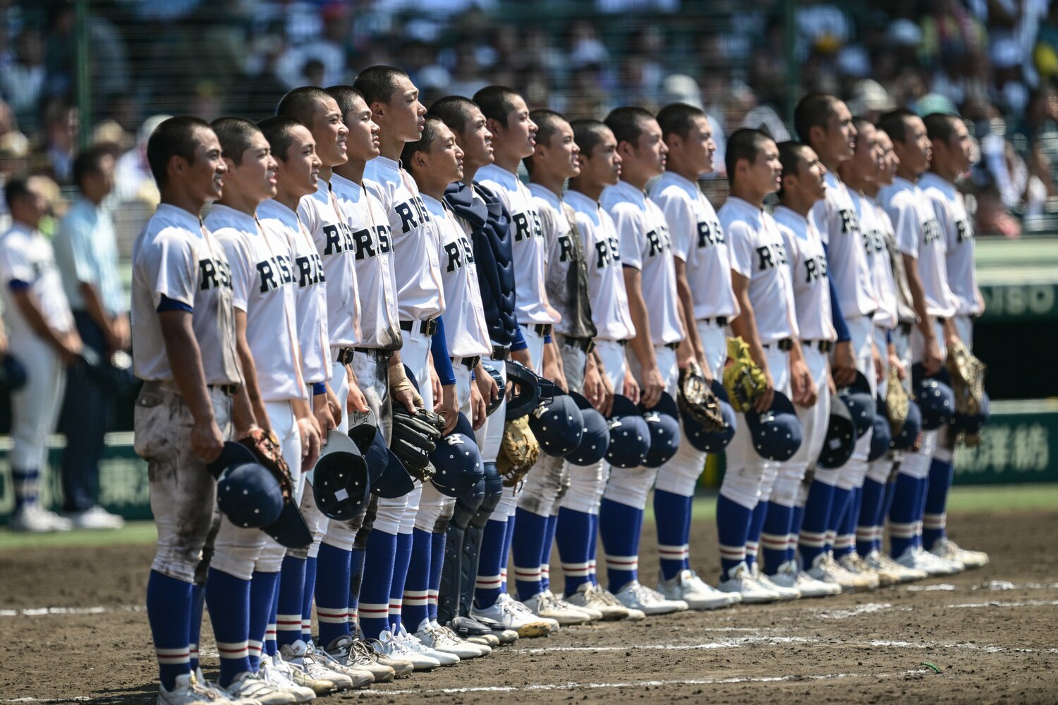 大阪のみならず全国屈指の強豪として知られる履正社　©Nanae Suzuki