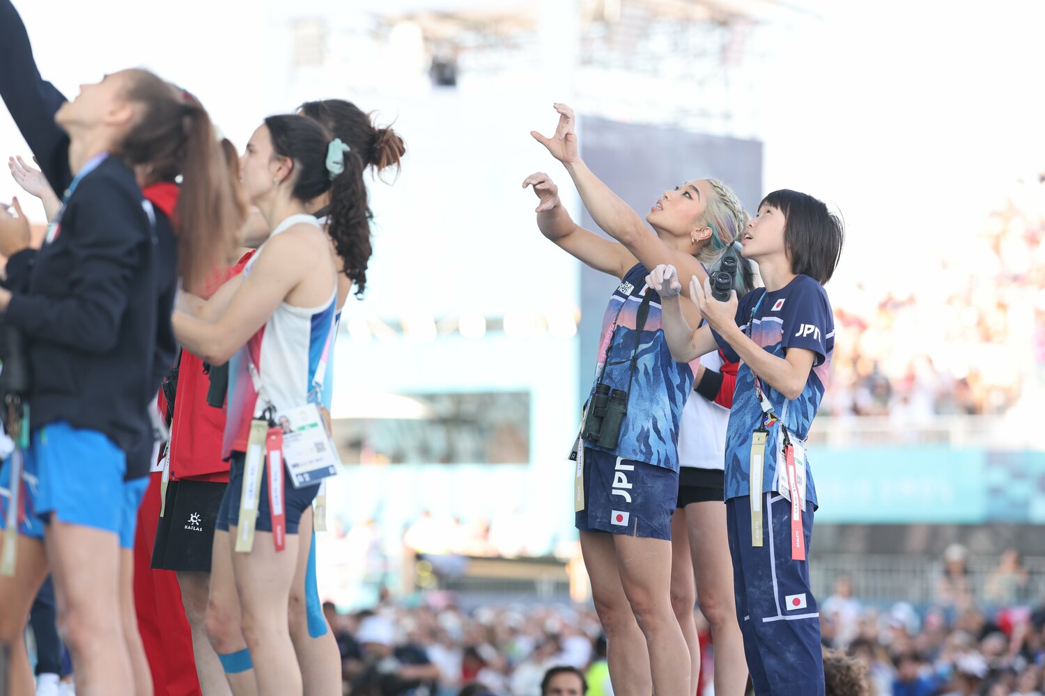 東京五輪銀メダルだった野中（左）は今大会は9位で準決勝敗退　©Tetsuya Higashikawa/JMPA