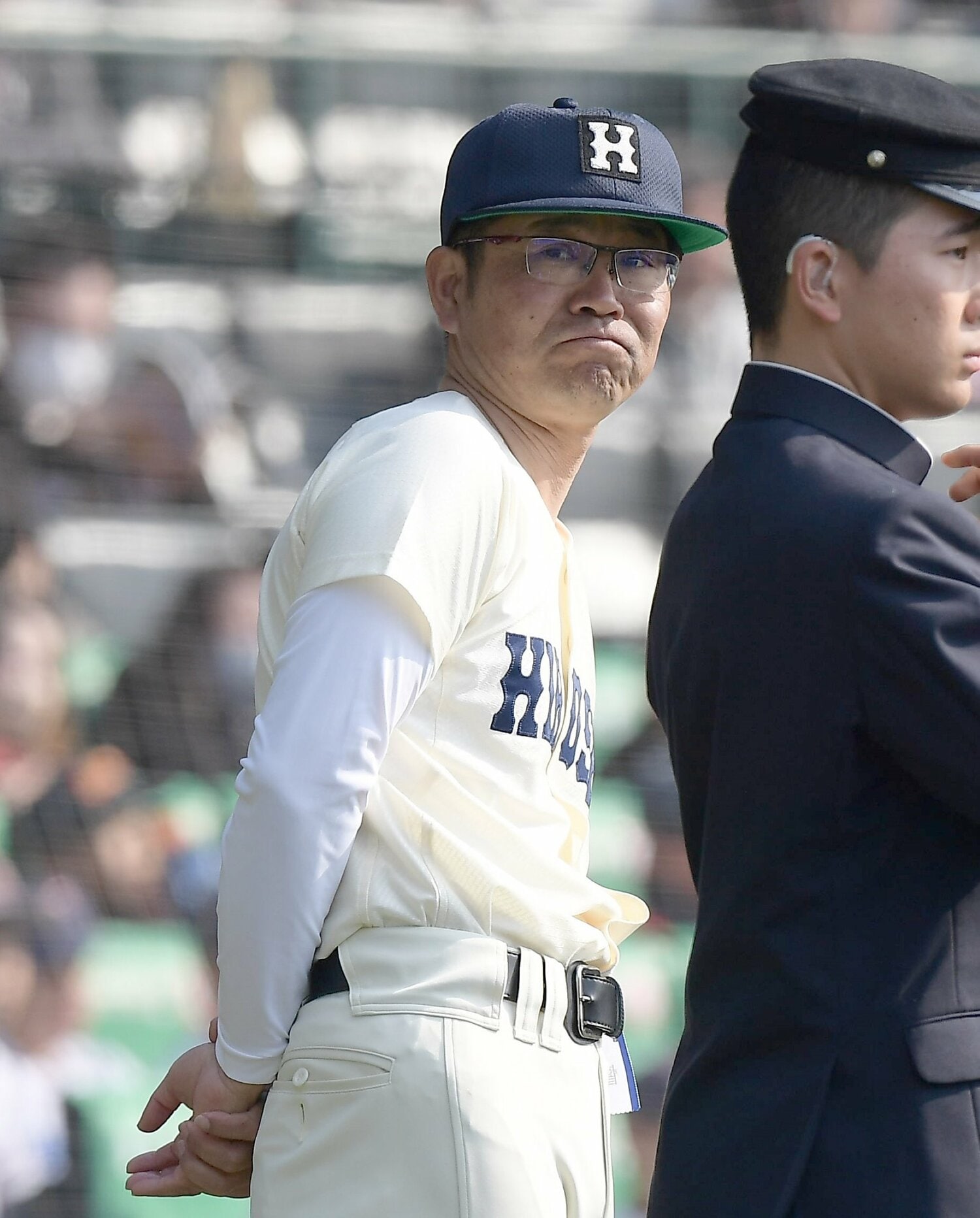 2026年夏まで広島商業を率いた荒谷 ©Sankei Shimbun