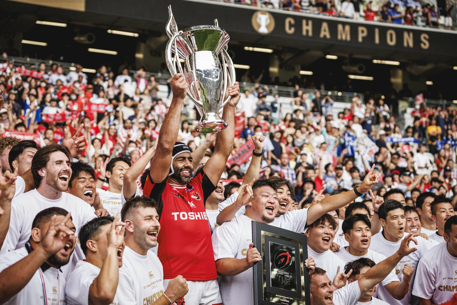 悲願の日本一をつかんだリーチマイケル　©︎Kiichi Matsumoto