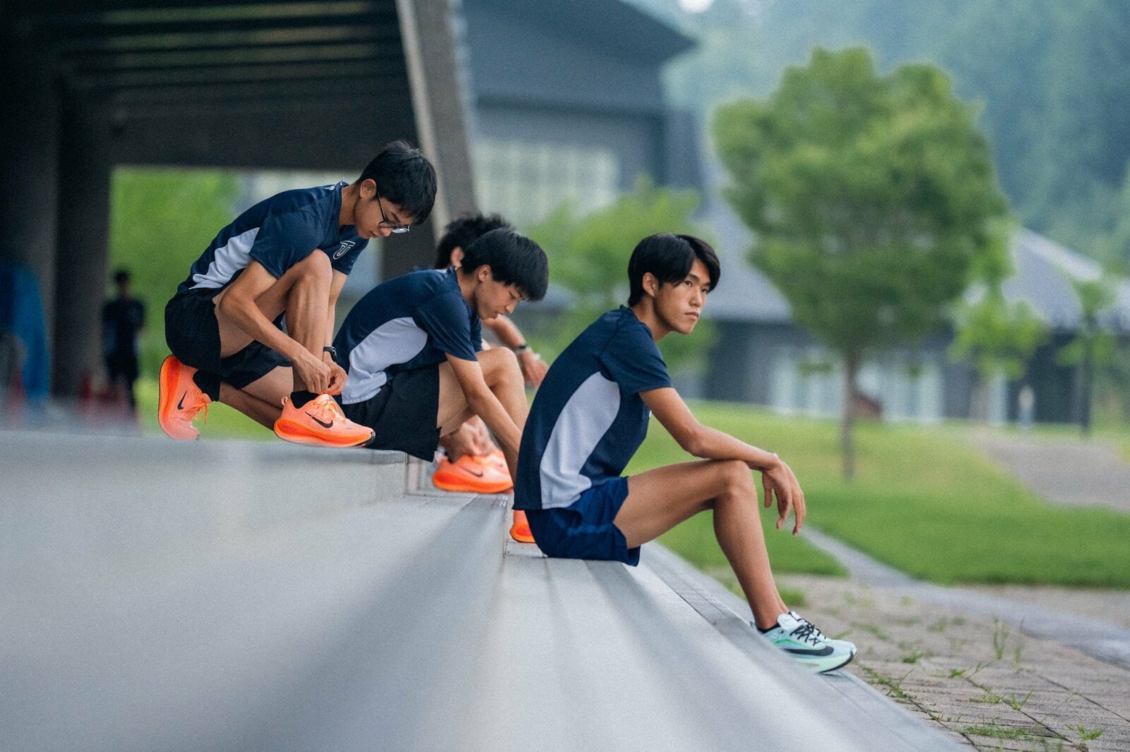 猪苗代合宿での薄根　photograph by NIKE