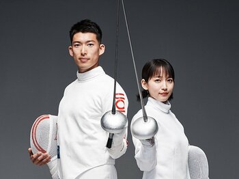 いい顔に迫る資生堂クロストーク「ONE ON ONE」見延和靖(フェンシング選手) × 吉岡里帆(女優)<Number Web> photograph by SHISEIDO