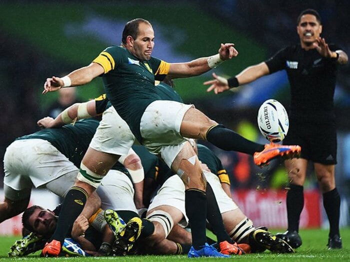 南ア、ラグビーW杯準決勝で敗れる。負傷者続出で、NZにどう挑んだか？＜Number Web＞ photograph by AFLO