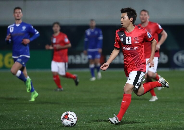 エッジワースFC時代の森保圭悟　©︎Getty Images