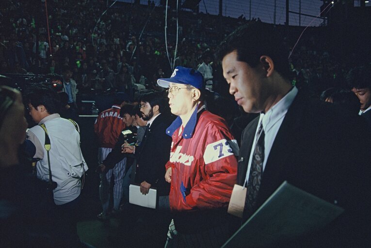 ヤクルト時代の野村克也監督　©Sports Graphic Number