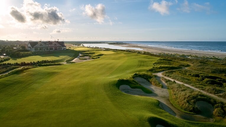 名匠ピート・ダイの最高傑作とも呼ばれるキアワ・アイランド・ゴルフリゾート（18番ホール）©︎Getty Images