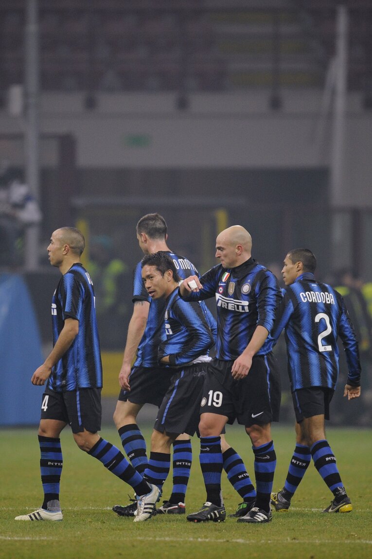 インテル時代の長友佑都（2011年）©Takuya Sugiyama