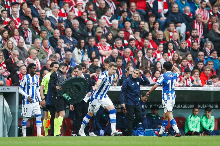 「クボには開幕前から…今はそれ以上の期待だ」MVP→徹底マークで不発も久保建英21歳“バスクダービー両軍サポの熱視線”をカメラマンは見た(47)