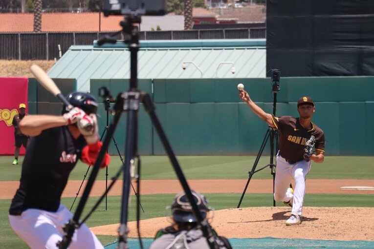 復帰登板まで慎重に調整するダルビッシュ　©Yuki Yamada