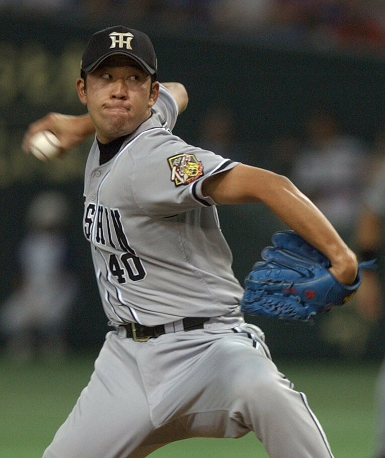 現役時代は「剛腕」タイプだった桟原さん　©︎JIJI PRESS