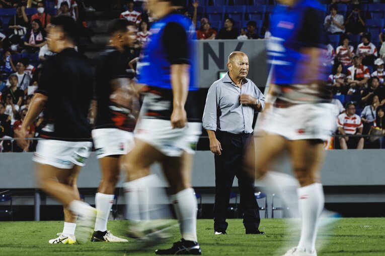 エディー・ジョーンズHC　©︎Kiichi Matsumoto