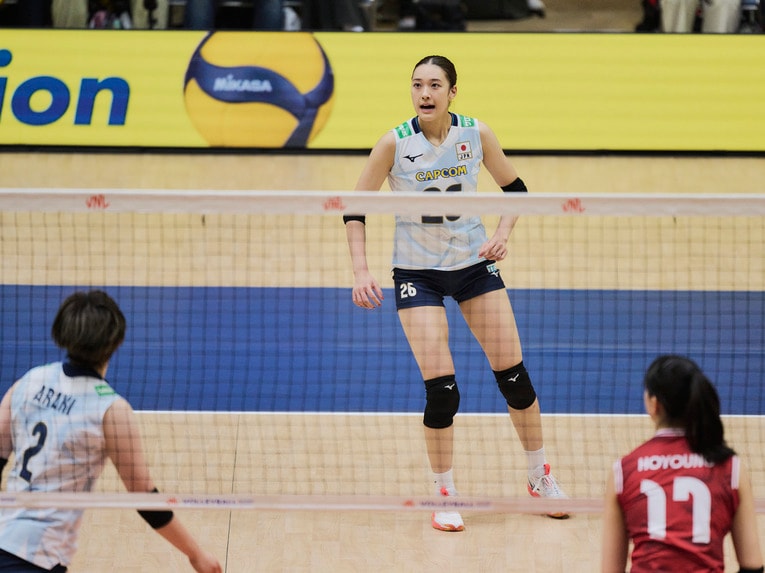 バレーボールネーションズリーグ 韓国戦　©︎Yuki Suenaga