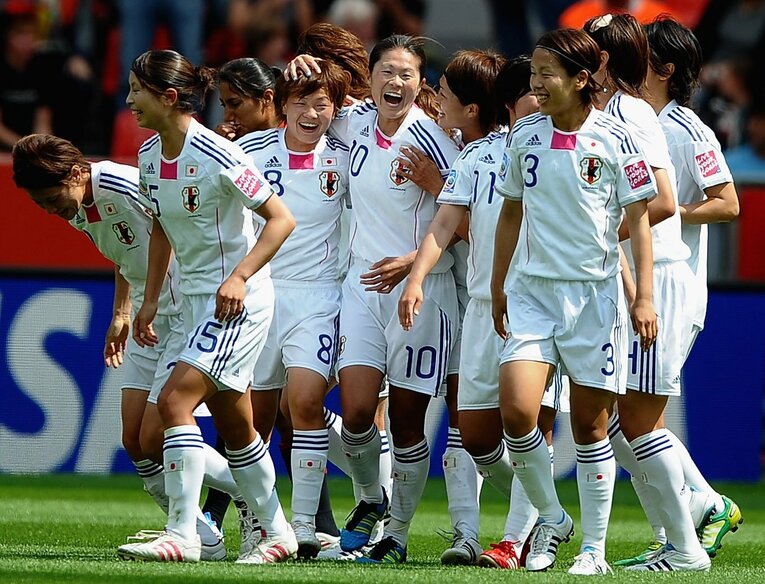 2011年のW杯では激戦を制して世界一に輝いたなでしこジャパン　©︎Getty Images