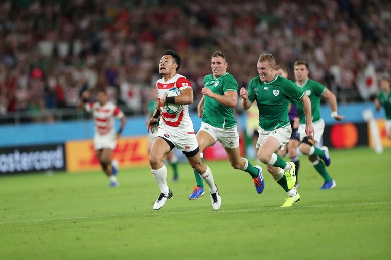 2019年W杯アイルランド戦のカウンター　©︎Naoya Sanuki