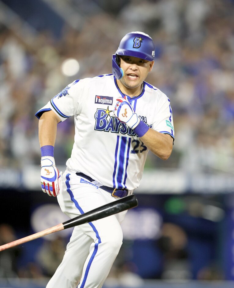 「自分でもびっくりした」という復帰戦での逆転3ラン　©︎SANKEI SHIMBUN